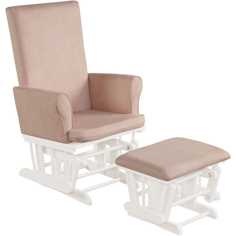 Baby Nursery Nurse - Baby Glider and Ottoman Cushion Set,