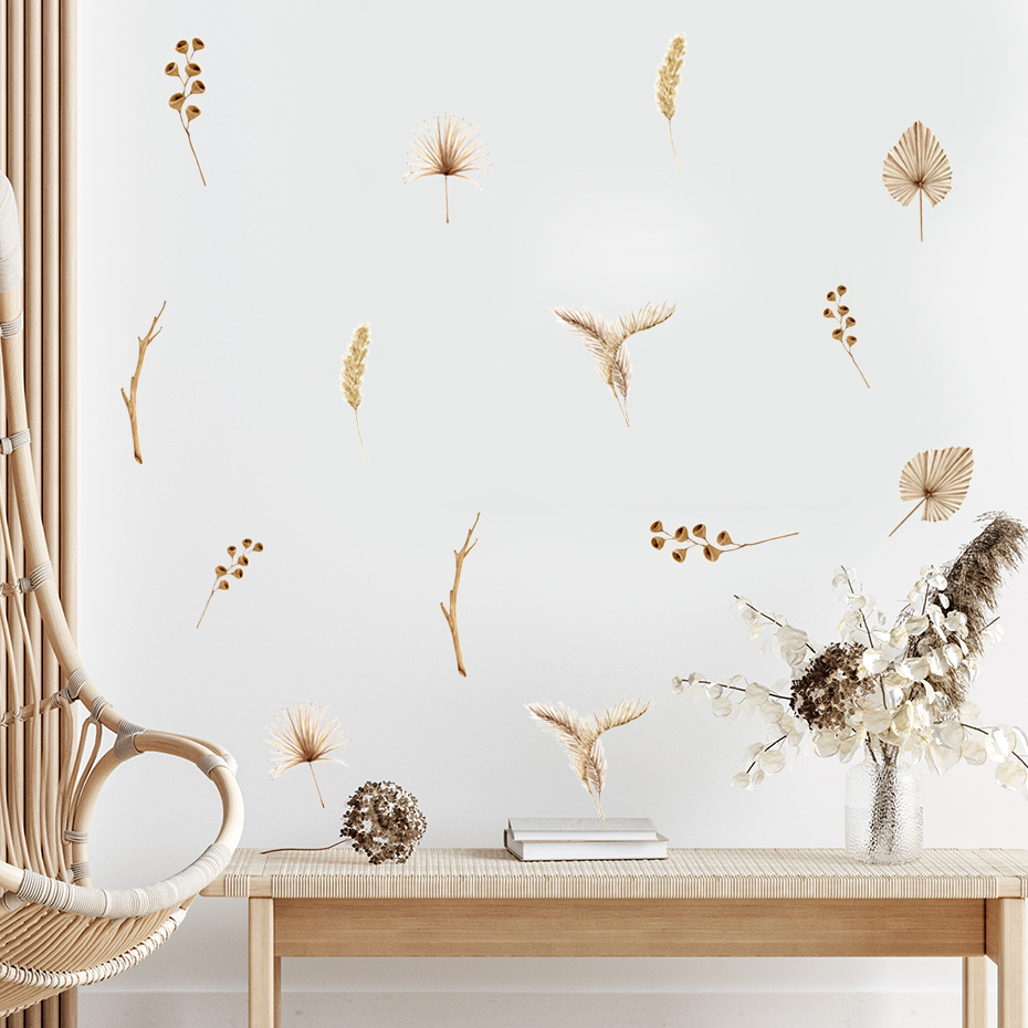 Baby Nursery Plants - Đời Boho Lá Khô Cotton Thực