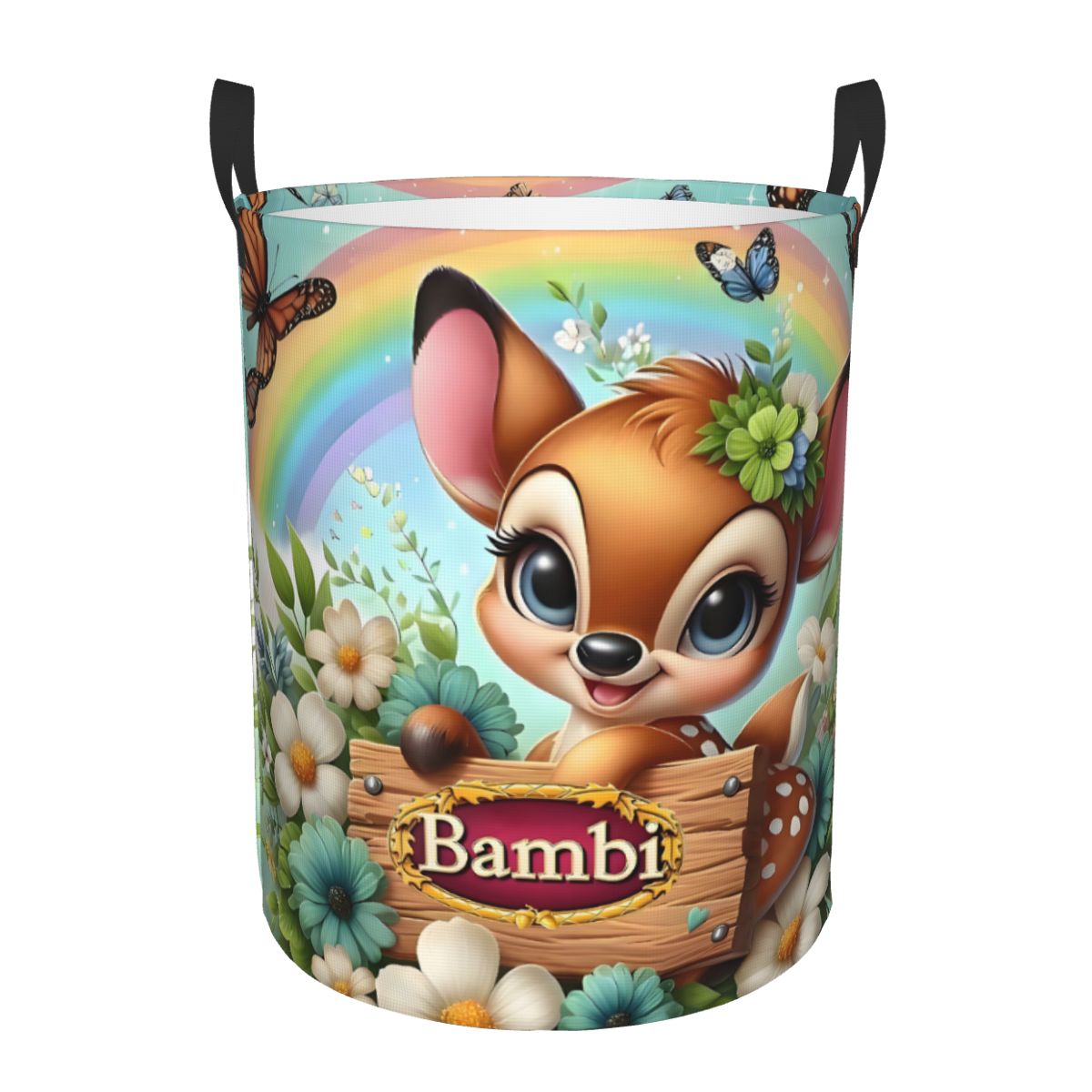 Laundry Hamper Nursery - Cartoon Film Bambi Laundry Hamper Large