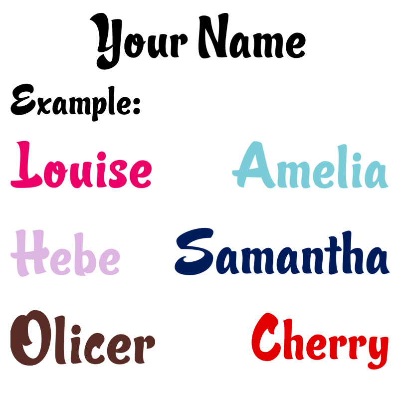Baby Nursery Labels - Cá Tính Tên Vinyl Decal Dán