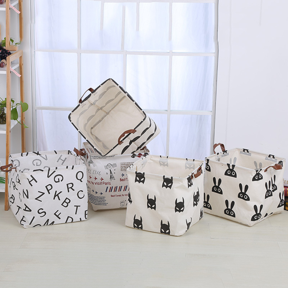 Laundry Hamper Nursery - Foldable Laundry Hamper Cotton Linen Waterproof