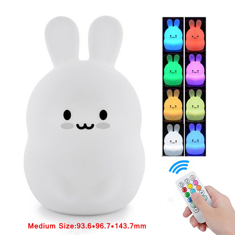 Baby Nursery Night Light - Thỏ Đèn Ngủ LED Cảm Ứng
