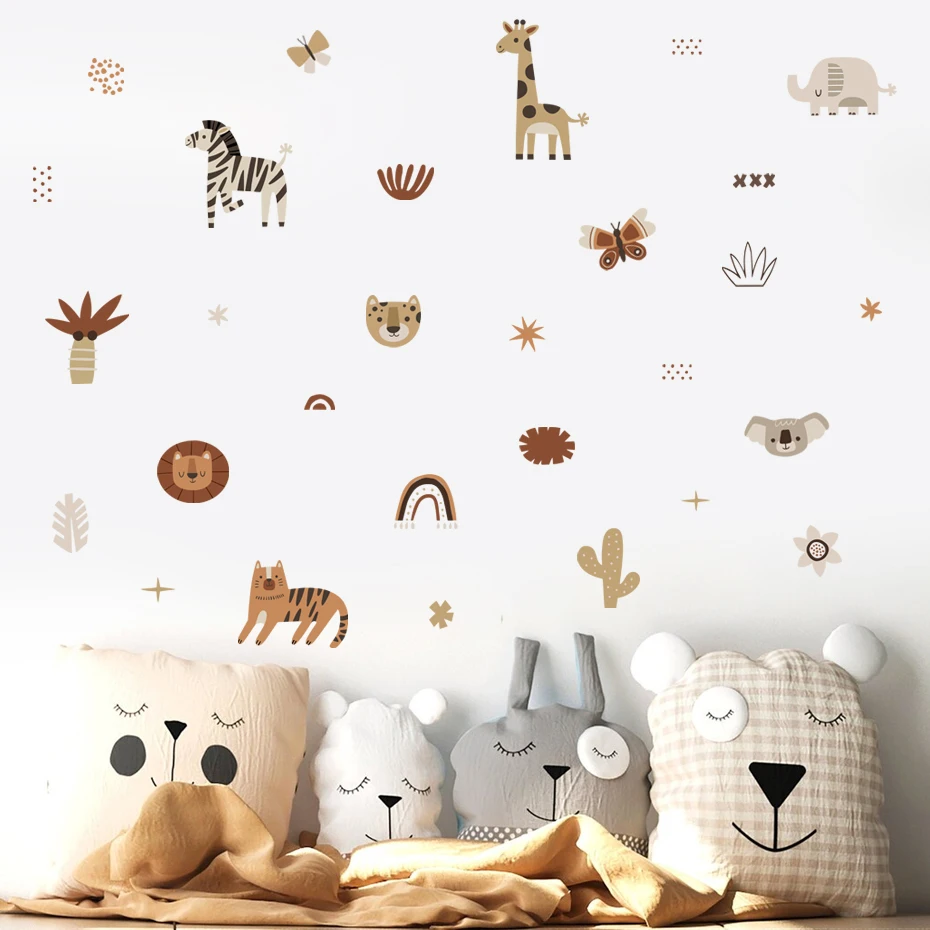 Baby Nursery Labels - Đời Boho Hoạt Hình Cầu Vồng