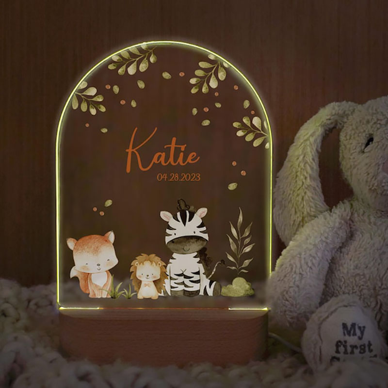 Custom Name Baby Night Light P - đánh giá và giá Baby Nursery Night Light