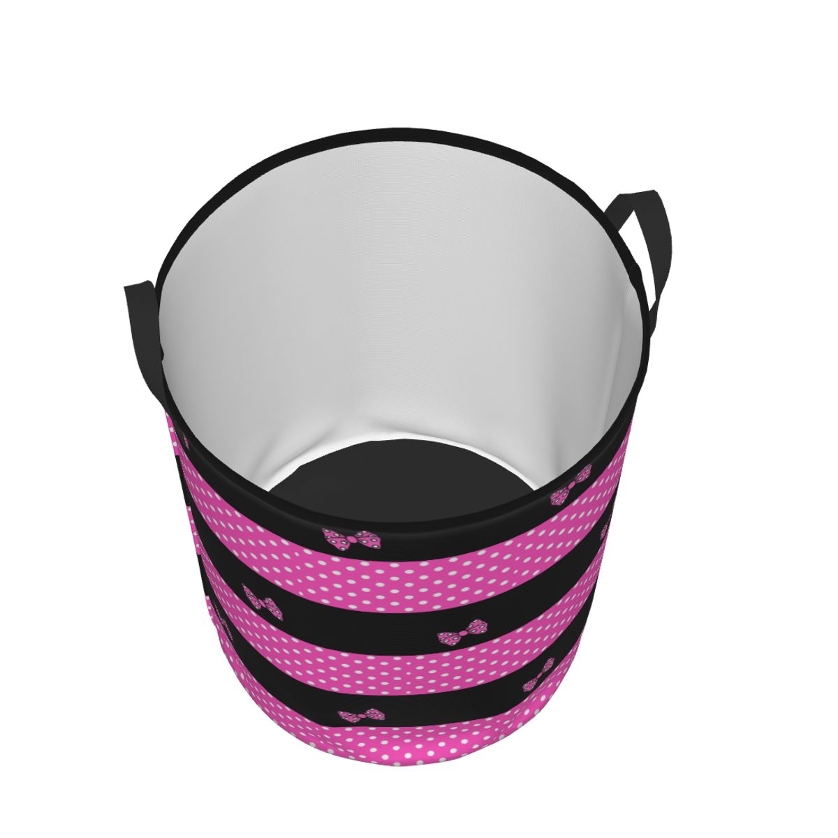 Custom Pink Minnie Polkadots L - đánh giá và giá Laundry Hamper Nursery
