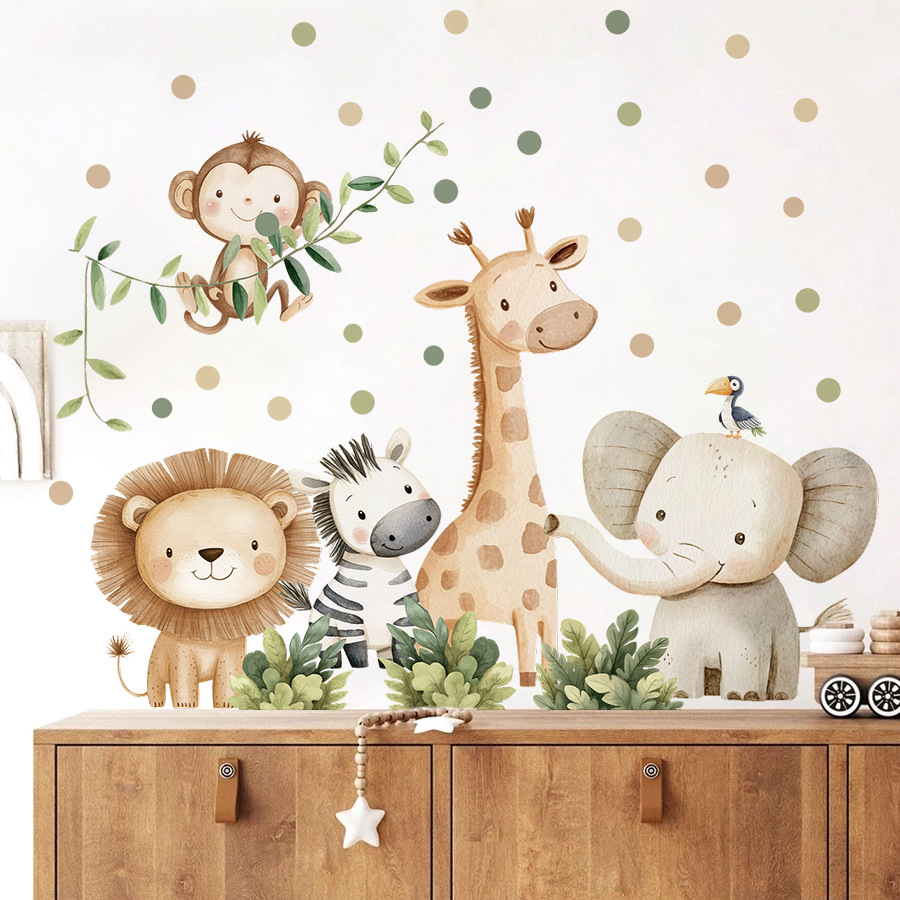 Boho Forest Animals Wall Stick - đánh giá và giá Baby Nursery Labels