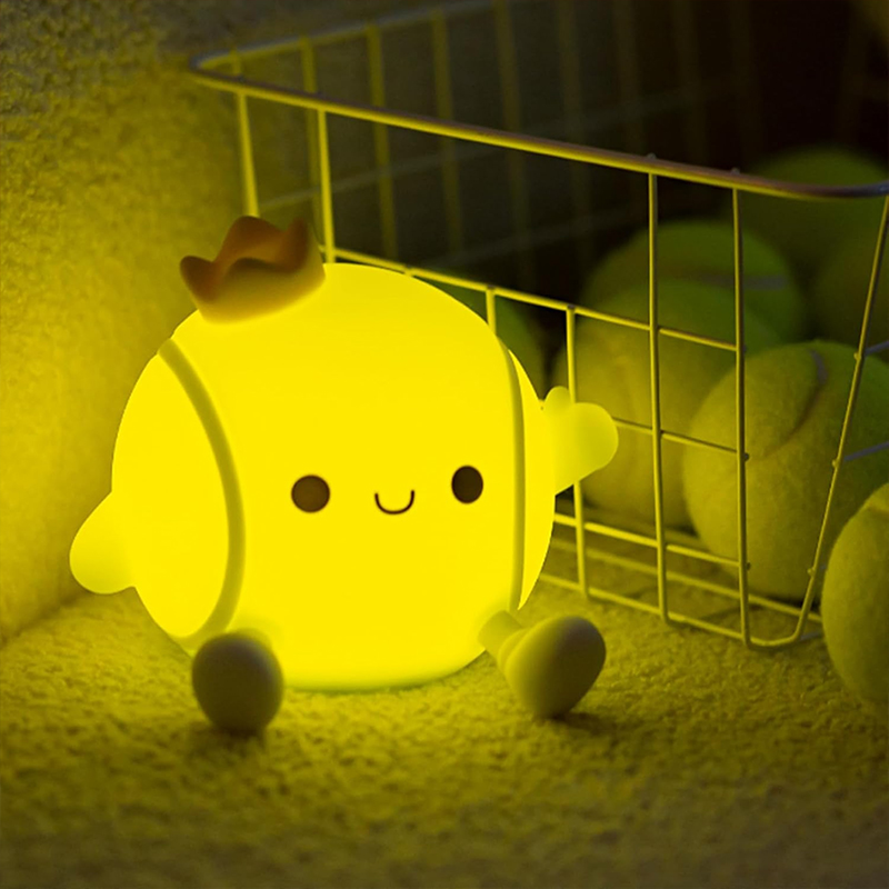 Cute Tennis Night Light Silico - đánh giá và giá Baby Nursery Night Light