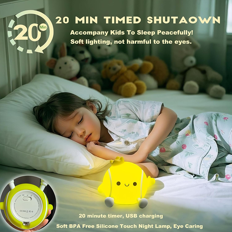 Cute Tennis Night Light Silico - đánh giá và giá Baby Nursery Night Light