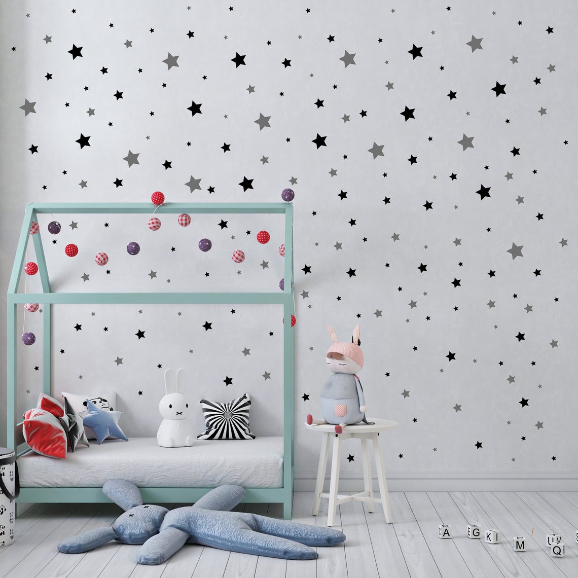 Hoạt Hình 65 Chiếc Ngôi Sao De - đánh giá và giá Baby Nursery Labels