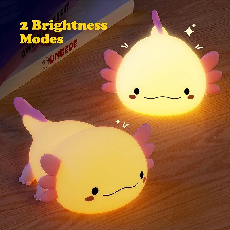 Cute Axolotl Night Light Silic - đánh giá và giá Baby Nursery Night Light