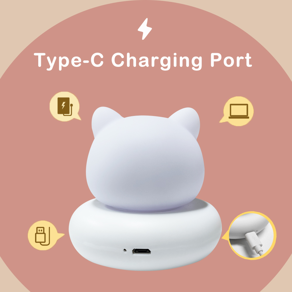 LED Nursery Cat Night Light 3  - đánh giá và giá Baby Nursery Night Light