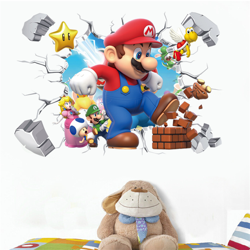 3D Cartoon Anime Game Characte - đánh giá và giá Baby Nursery Labels