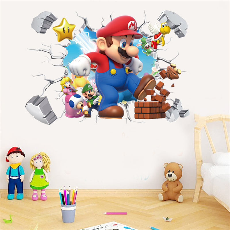 3D Cartoon Anime Game Characte - đánh giá và giá Baby Nursery Labels