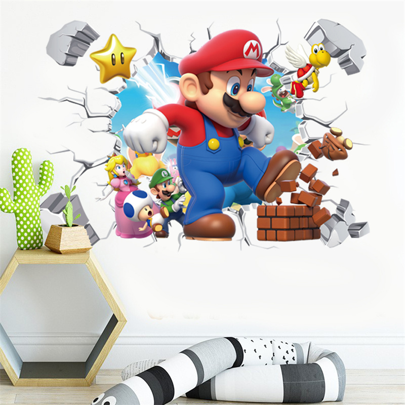 3D Cartoon Anime Game Characte - đánh giá và giá Baby Nursery Labels