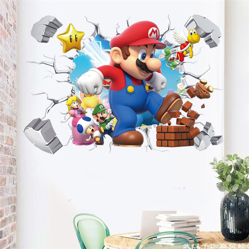 3D Cartoon Anime Game Characte - đánh giá và giá Baby Nursery Labels