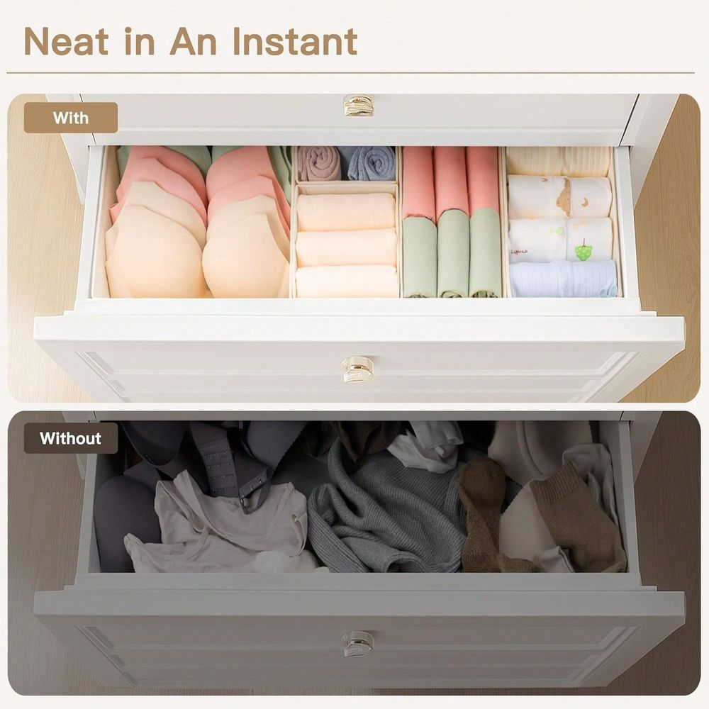 14PCS Drawer Organizer Clothes - đánh giá và giá Baby Nursery Closet Organization