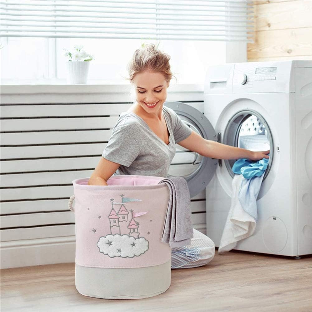 Large Pink Laundry Basket Kids - đánh giá và giá Laundry Hamper Nursery