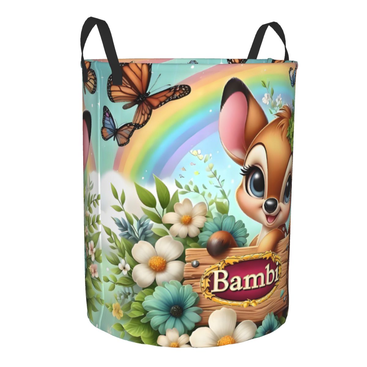Cartoon Film Bambi Laundry Ham - đánh giá và giá Laundry Hamper Nursery