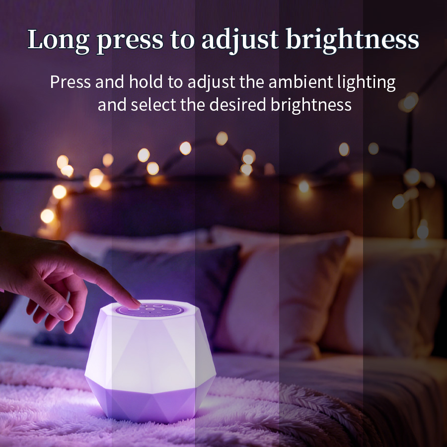7 Colors White Noise Function  - đánh giá và giá Baby Nursery Night Light