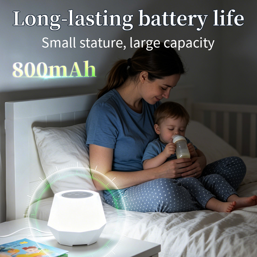 7 Colors White Noise Function  - đánh giá và giá Baby Nursery Night Light