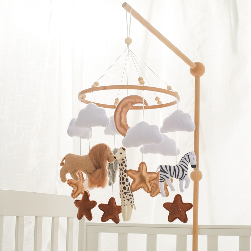 Crib Mobile Bed Bell Wooden Ba - đánh giá và giá Crib Mobile Musical