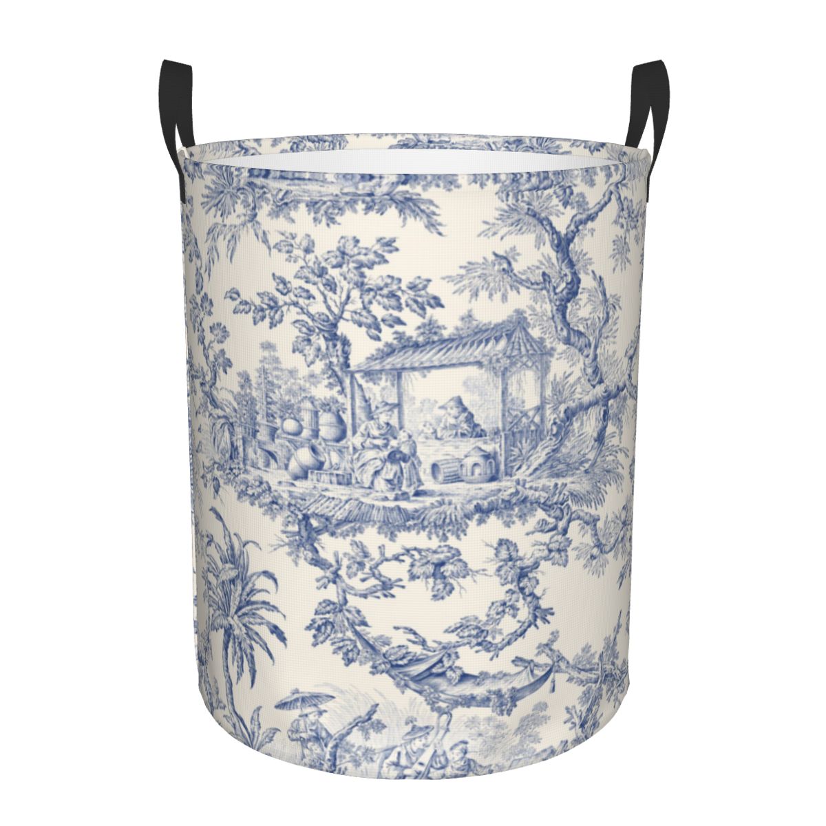 Custom Toile De Jouy Patterns  - đánh giá và giá Laundry Hamper Nursery
