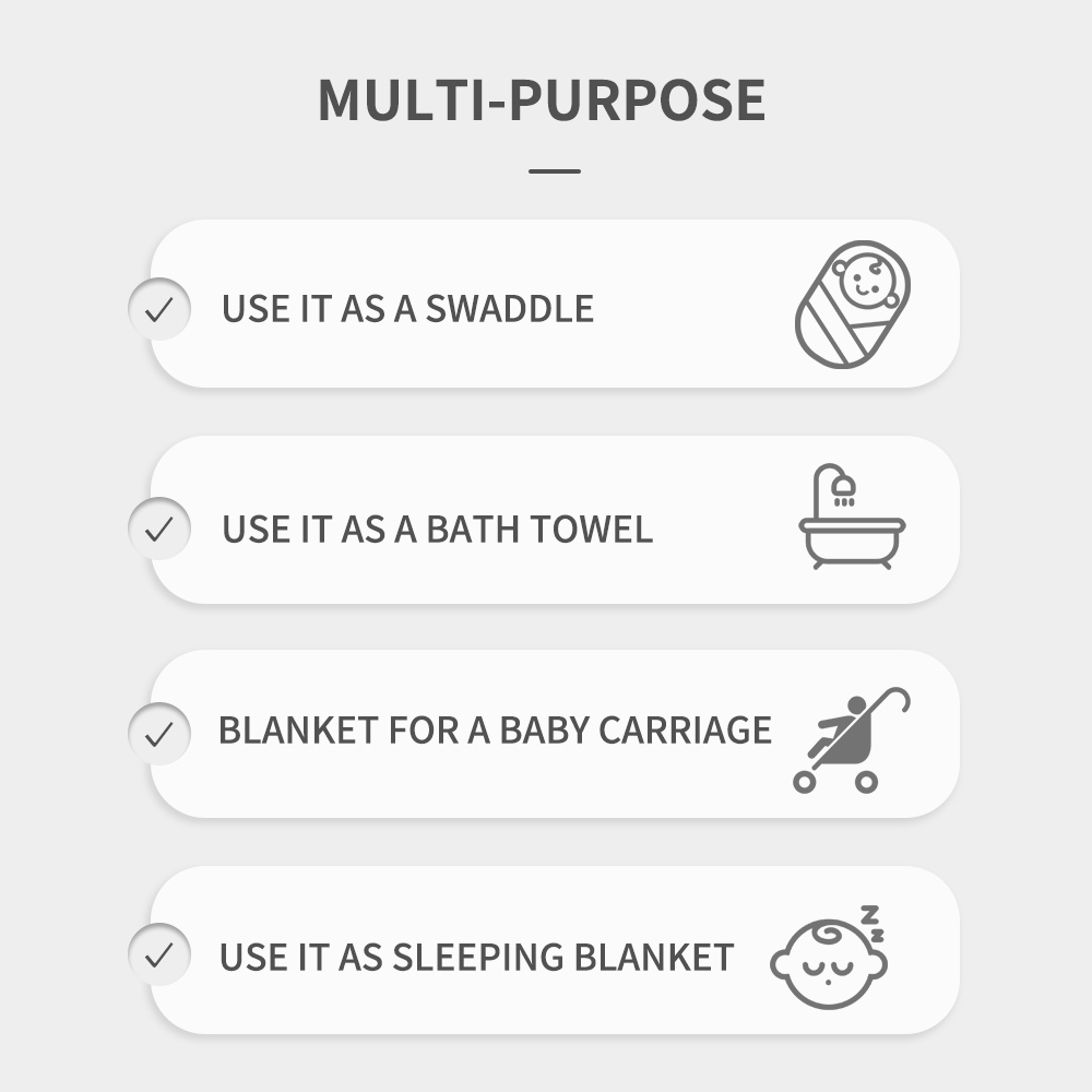 Happyflute 120x110cm Muslin Ba - đánh giá và giá Swaddle Blanket Muslin