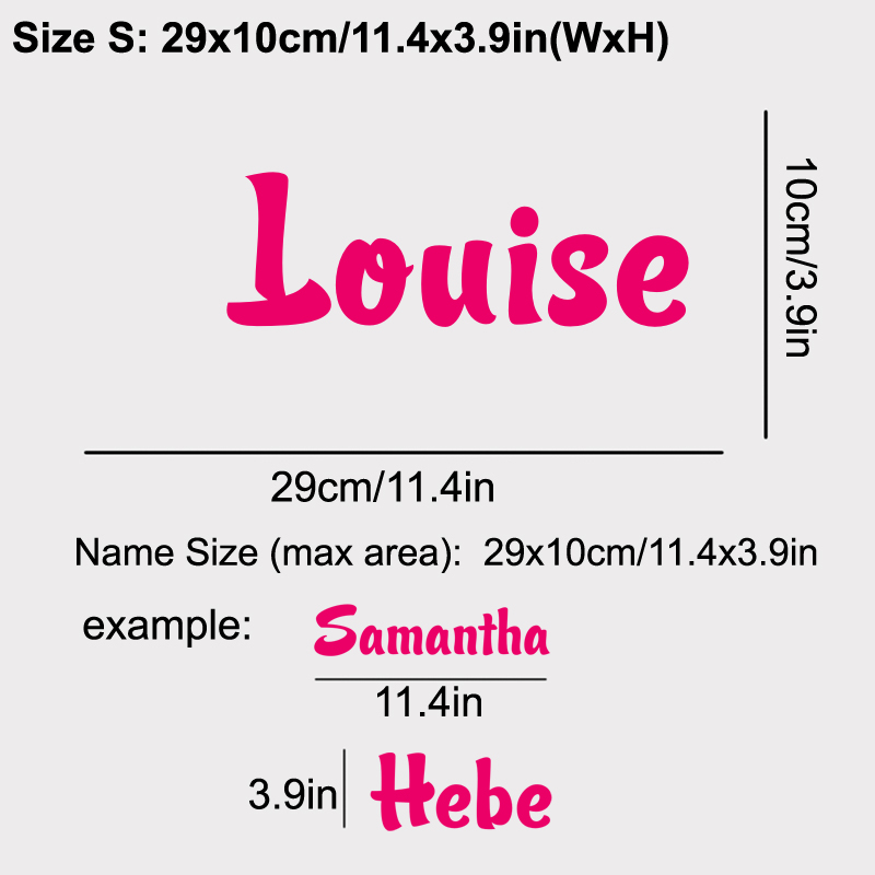 Cá Tính Tên Vinyl Decal Dán Tư - đánh giá và giá Baby Nursery Labels