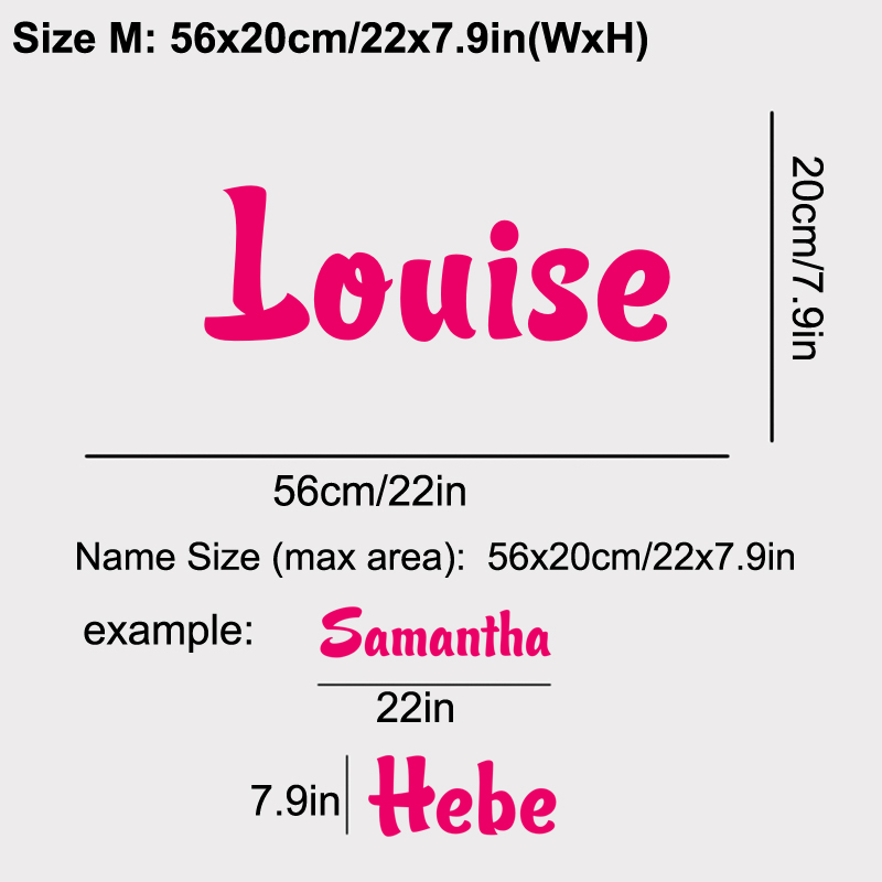 Cá Tính Tên Vinyl Decal Dán Tư - đánh giá và giá Baby Nursery Labels