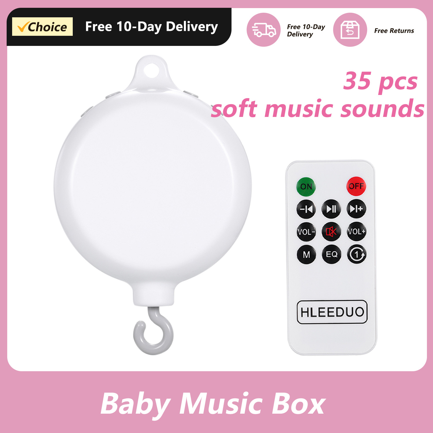 Rotary Baby Crib Bed Toy Music - đánh giá và giá Crib Mobile Musical