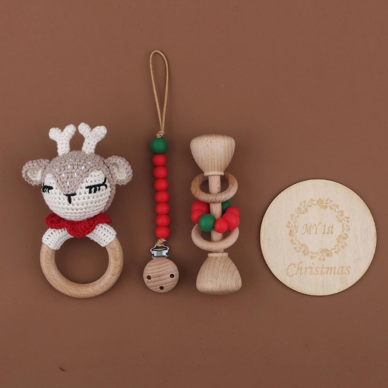 1 Set Crochet Bunny Baby Rattl - đánh giá và giá Crib Mobile Musical