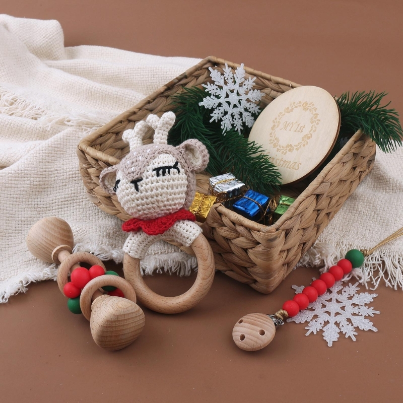 1 Set Crochet Bunny Baby Rattl - đánh giá và giá Crib Mobile Musical