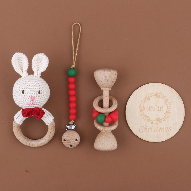 1 Set Crochet Bunny Baby Rattl - đánh giá và giá Crib Mobile Musical