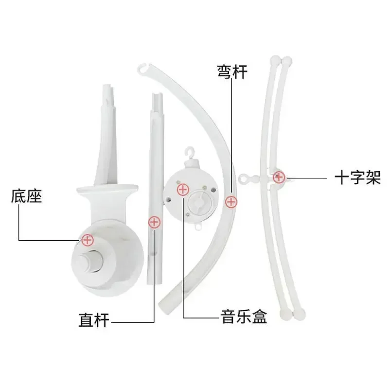 Baby Crib Bell Animal Music Bo - đánh giá và giá Crib Mobile Musical