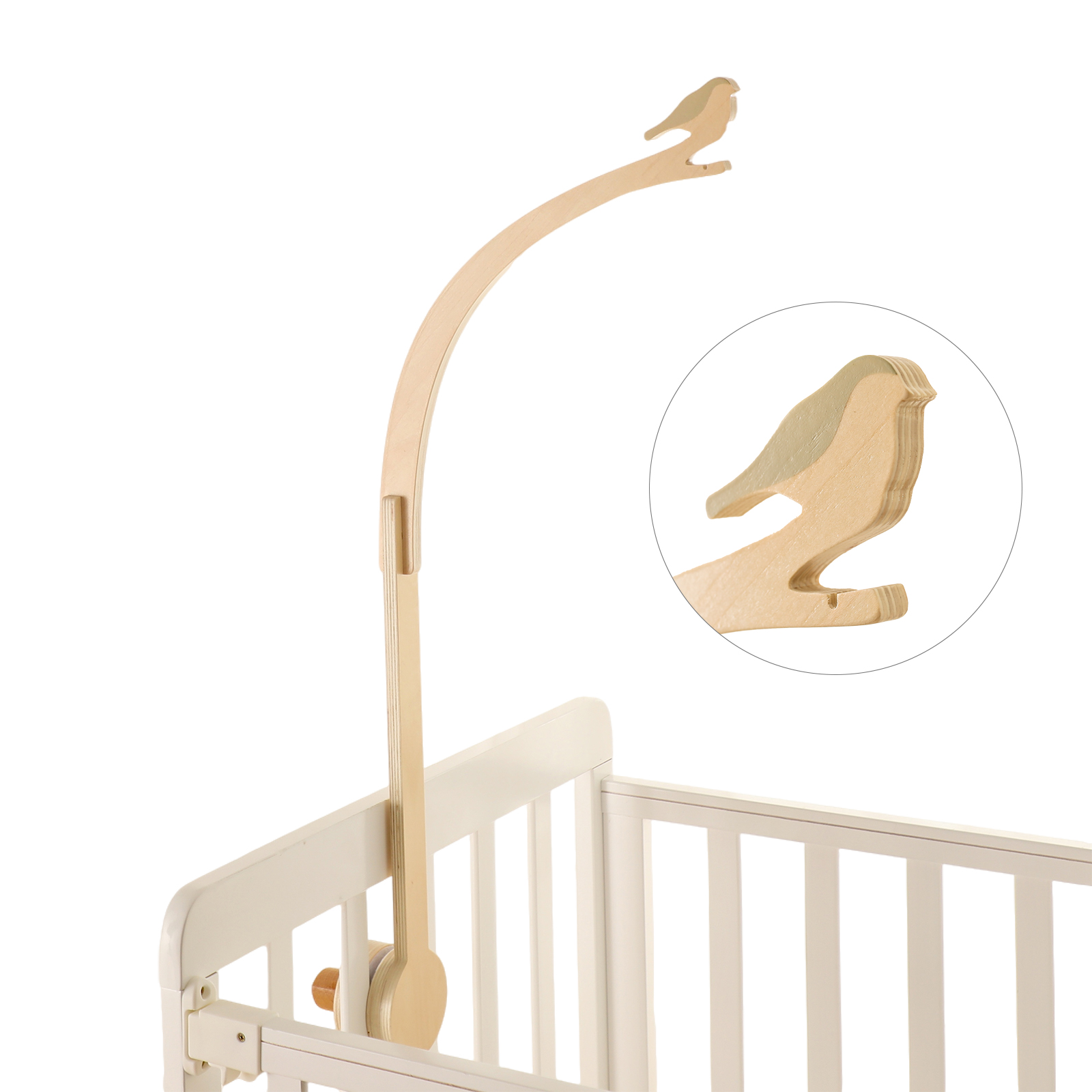 Baby Wooden Little Birdie Bed  - đánh giá và giá Crib Mobile Musical