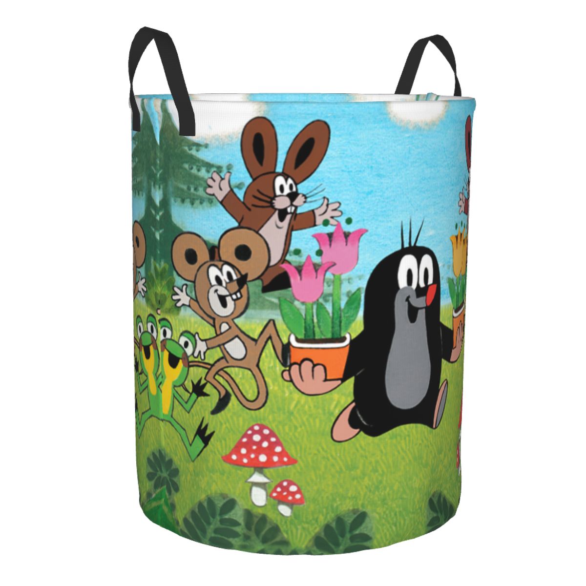 Happy Mole Laundry Basket Coll - đánh giá và giá Laundry Hamper Nursery