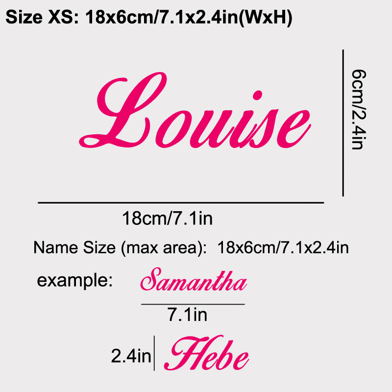 YOUR TEXT Vinyl Decal Sticker  - đánh giá và giá Baby Nursery Labels