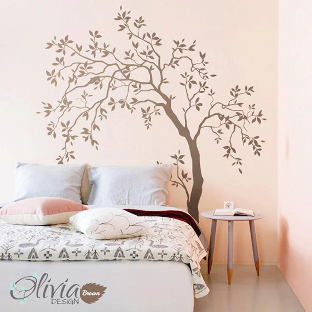 Large Tree Wall Sticker Baby N - đánh giá và giá Baby Nursery Plants