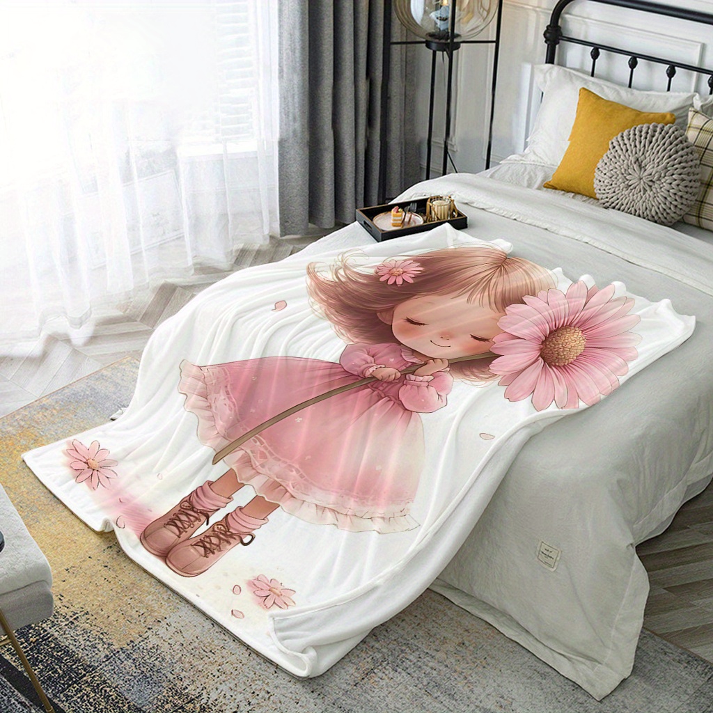 Sweet Floral Cartoon Girl Blan - đánh giá và giá Baby Nursery Girl Ideas