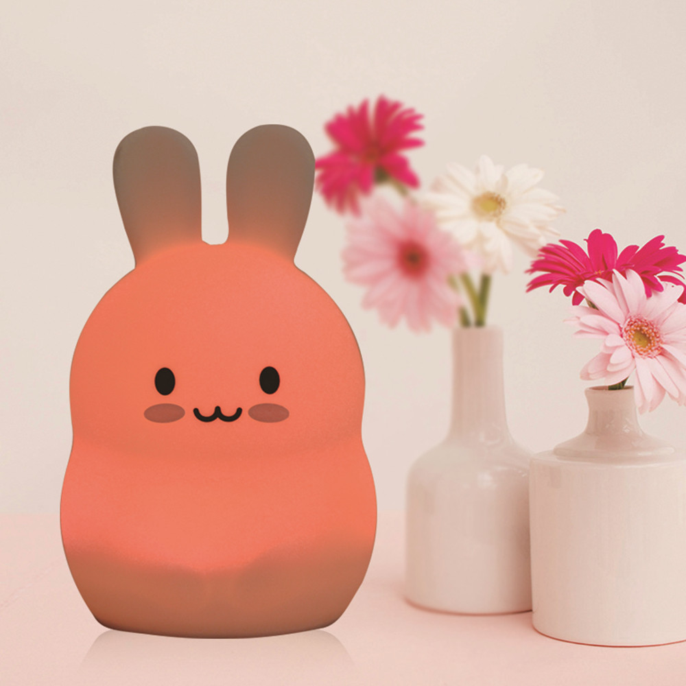 Thỏ Đèn Ngủ LED Cảm Ứng Cảm Bi - đánh giá và giá Baby Nursery Night Light