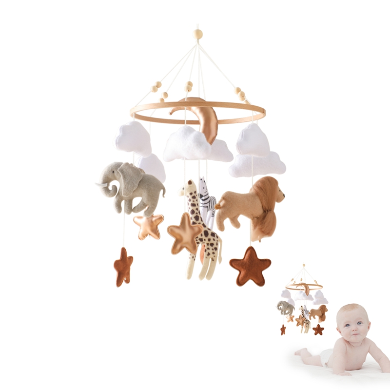 Crib Mobile Bed Bell Wooden Ba - đánh giá và giá Crib Mobile Musical
