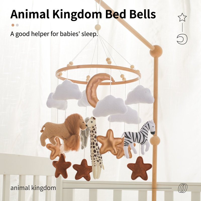Crib Mobile Bed Bell Wooden Ba - đánh giá và giá Crib Mobile Musical