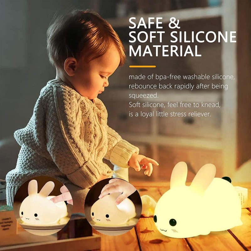 LED Rabbit Night Light Remote  - đánh giá và giá Baby Nursery Night Light