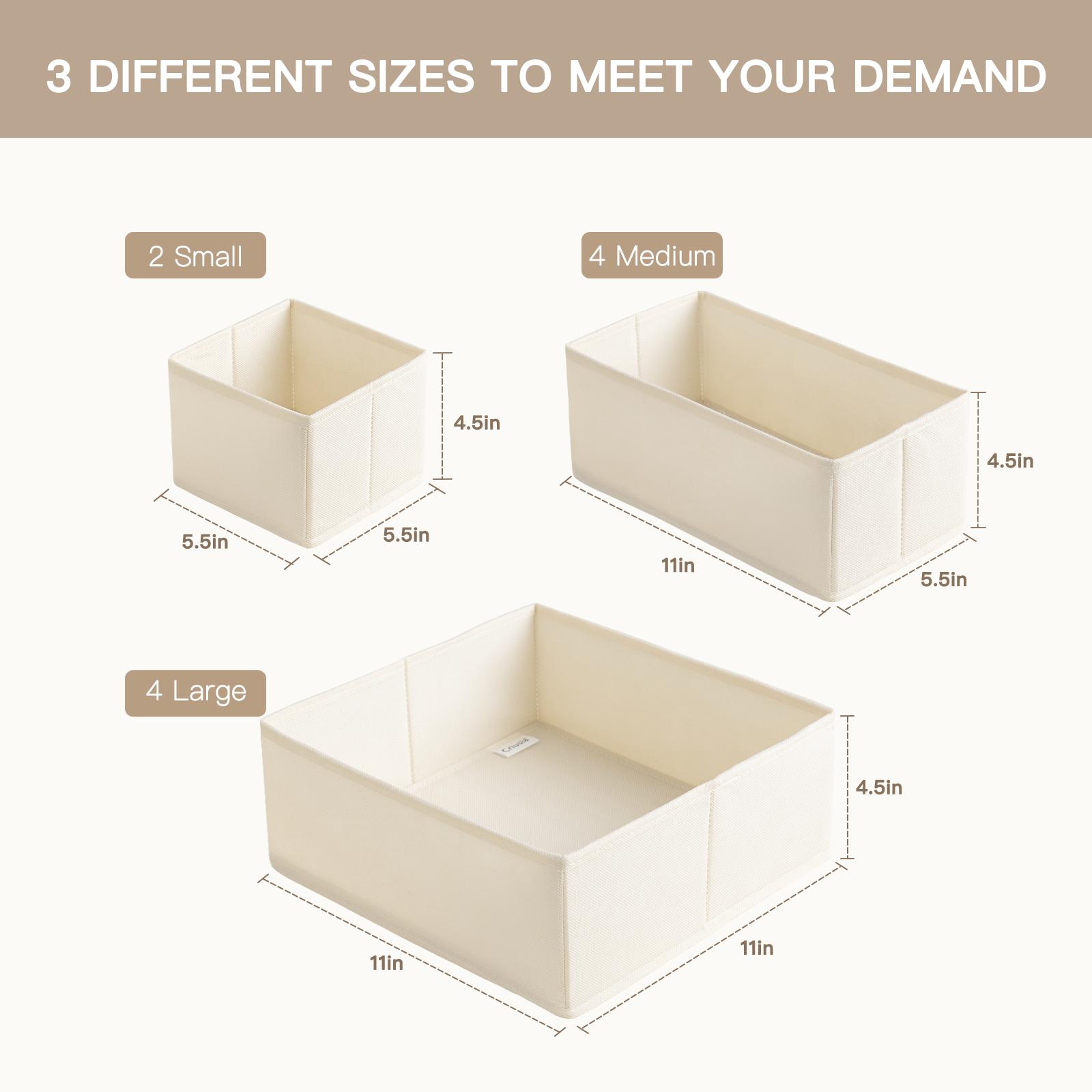 10Pcs Foldable Drawer Organize - đánh giá và giá Baby Nursery Closet Organization