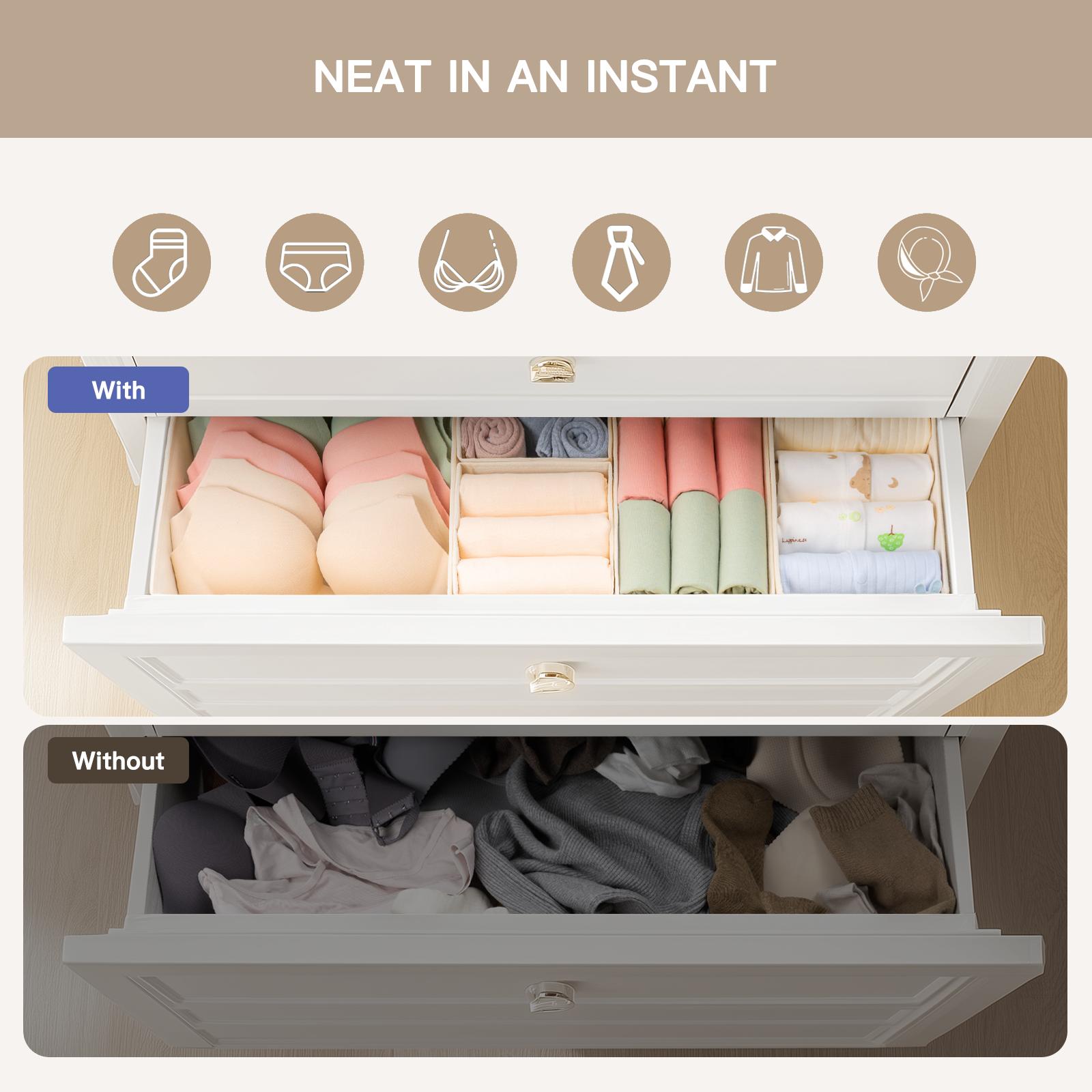 10Pcs Foldable Drawer Organize - đánh giá và giá Baby Nursery Closet Organization