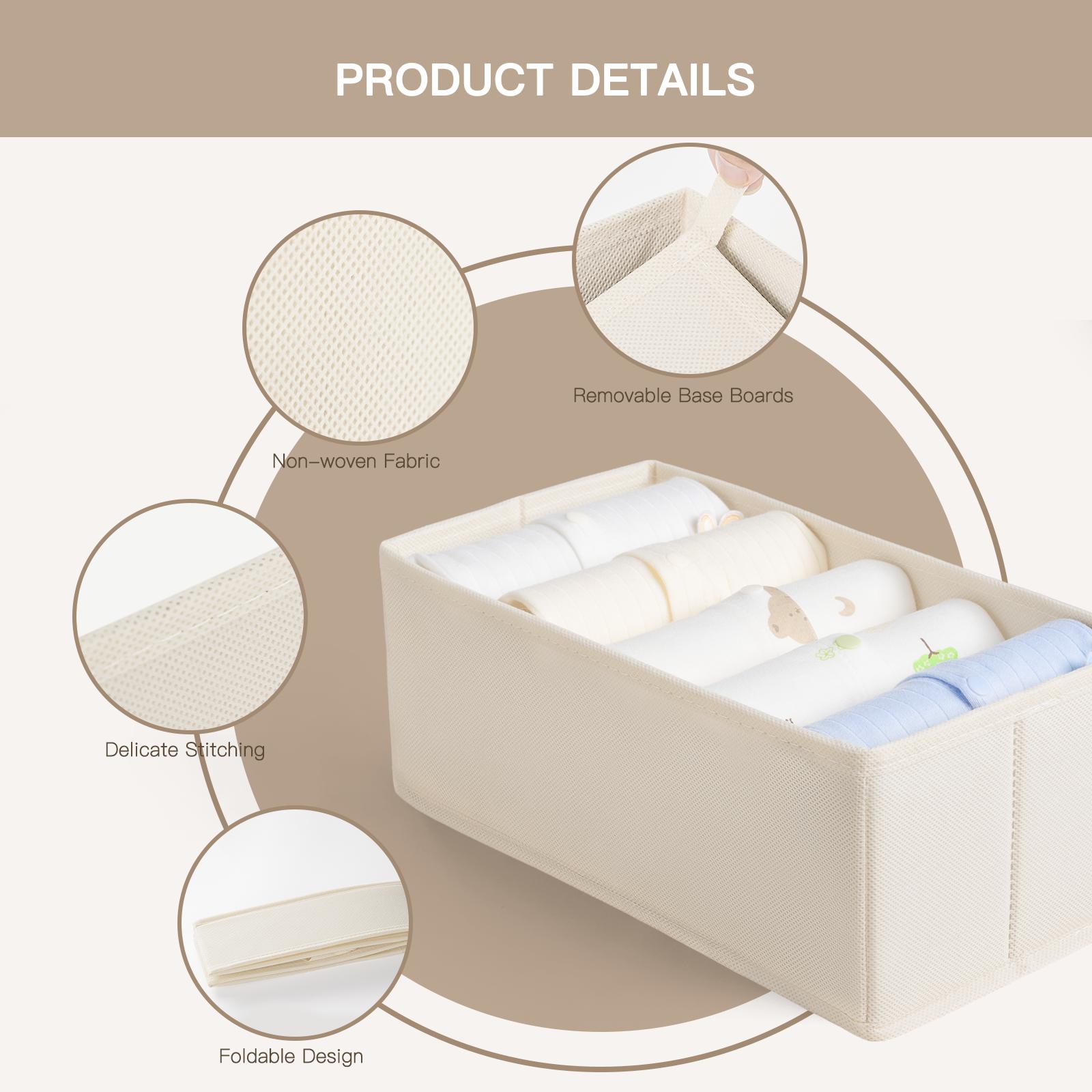 10Pcs Foldable Drawer Organize - đánh giá và giá Baby Nursery Closet Organization