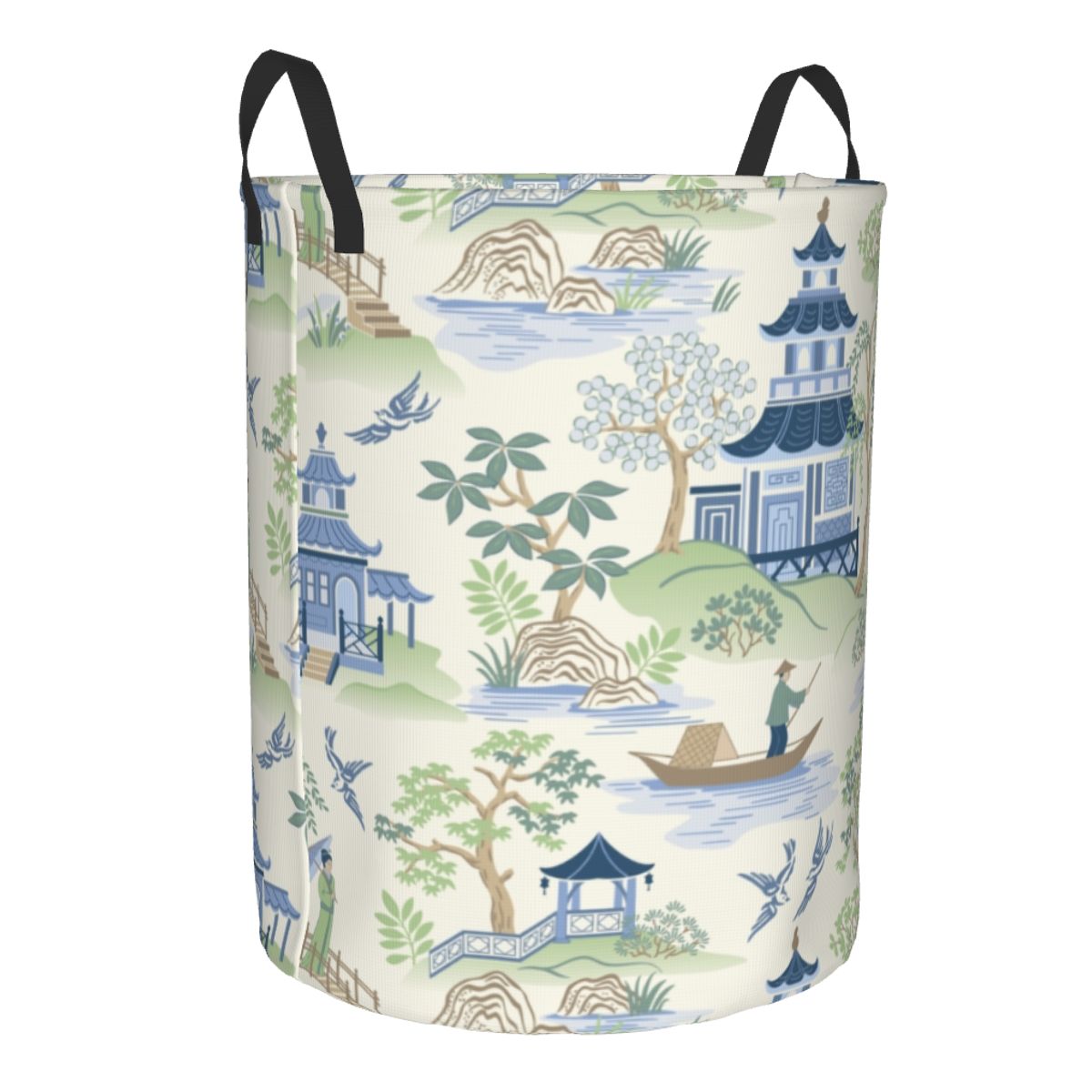 Custom Vintage Chinoiserie Wil - đánh giá và giá Laundry Hamper Nursery