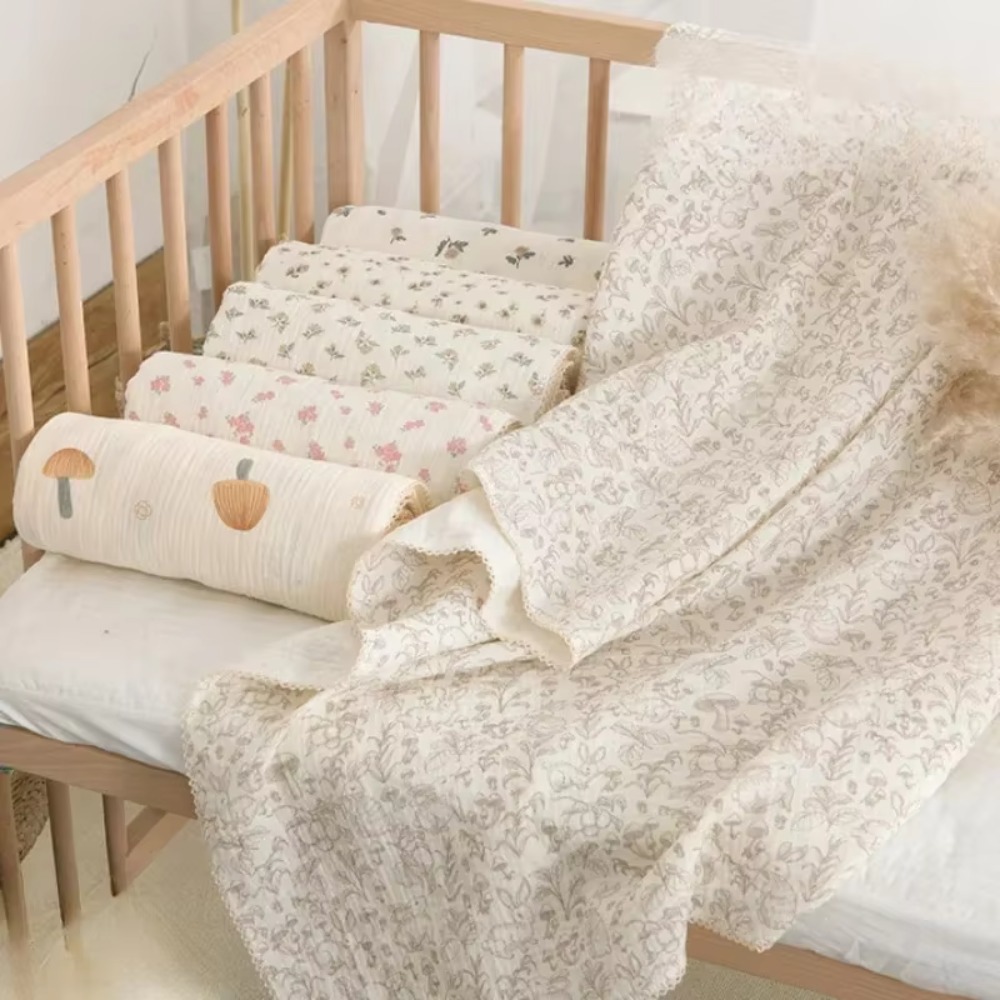 Soft Floral Muslin Baby Blanke - đánh giá và giá Swaddle Blanket Muslin