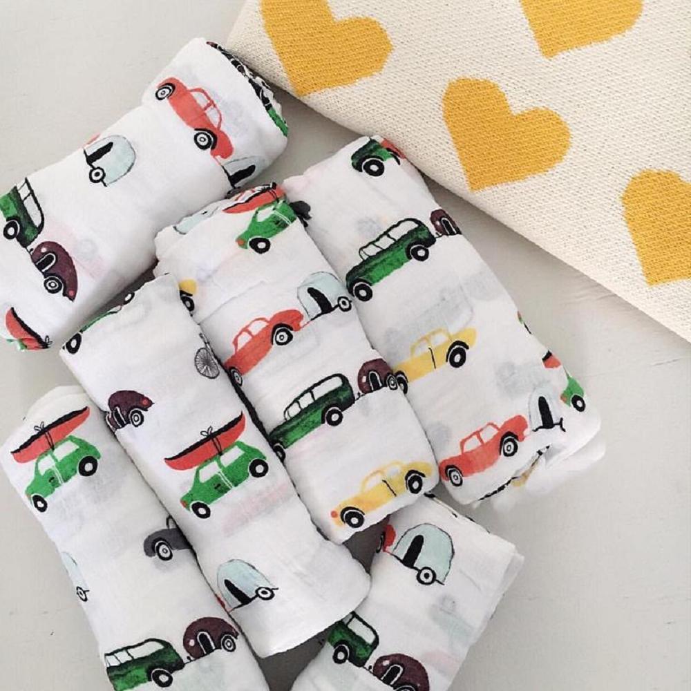 Car Ultra Soft 47x47 Inch Baby - đánh giá và giá Swaddle Blanket Muslin