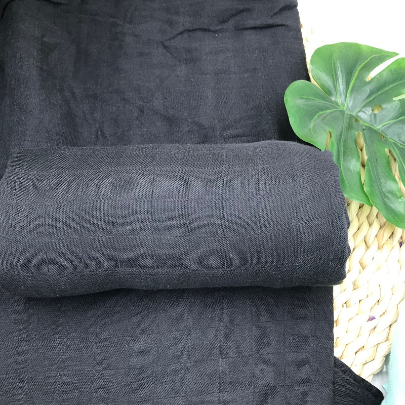 Pure Black Color Baby Wrap Ult - đánh giá và giá Swaddle Blanket Muslin